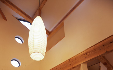 リビング吹き抜け