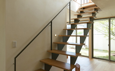 眺めのいい窓 階段
