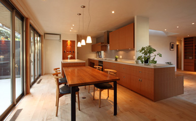 books and gardens ダイニングキッチン