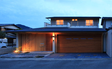 books and gardens 夕景