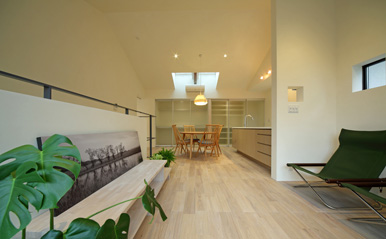 湖風の家 ダイニング方向