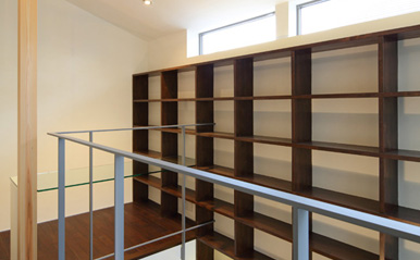 ねことひきこもる家 吹抜周囲