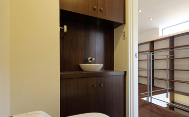 ねことひきこもる家 手洗い