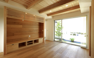 キッチンの家 リビング