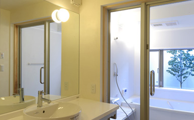 キッチンの家 バスルーム